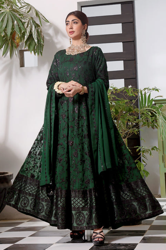 Abaan Zohan - Siyaah Collection - Kaai Green & Black