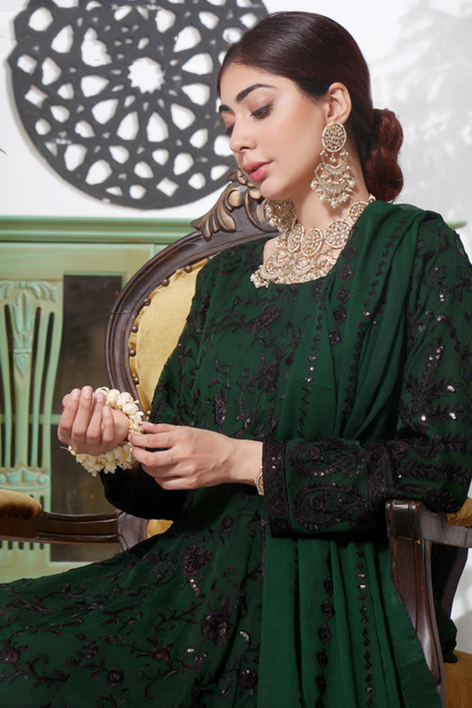 Abaan Zohan - Siyaah Collection - Kaai Green & Black