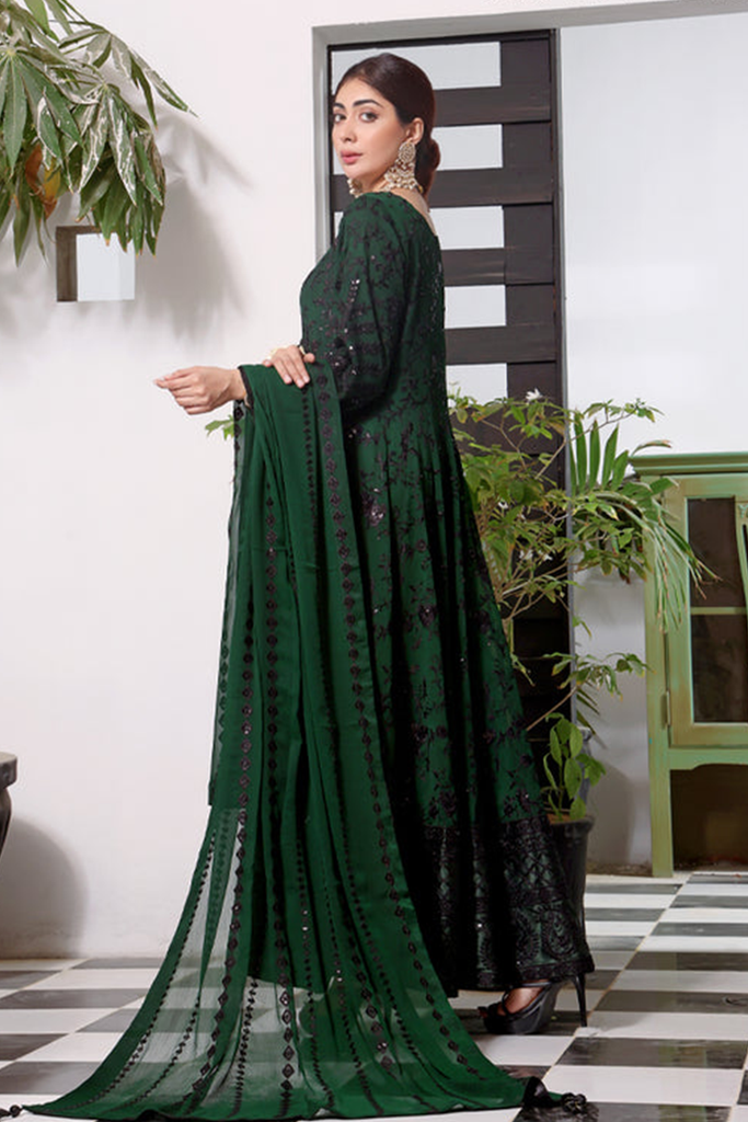 Abaan Zohan - Siyaah Collection - Kaai Green & Black