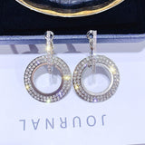 Silver Glowing Earring With Box - AE205