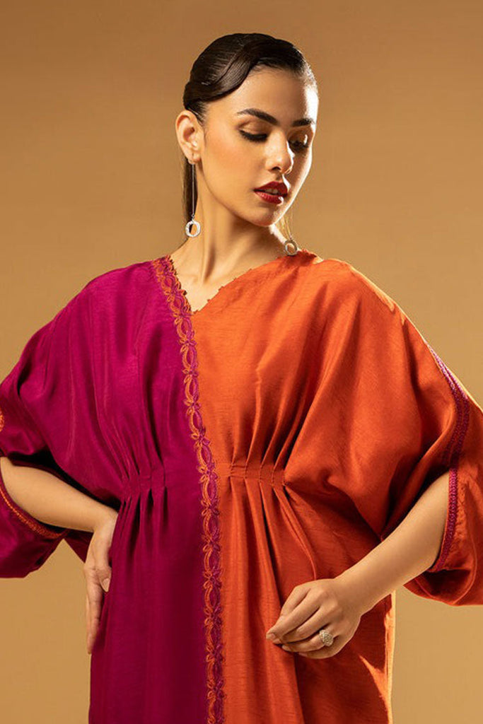 Fozia Khalid - Split-Tone Kaftan