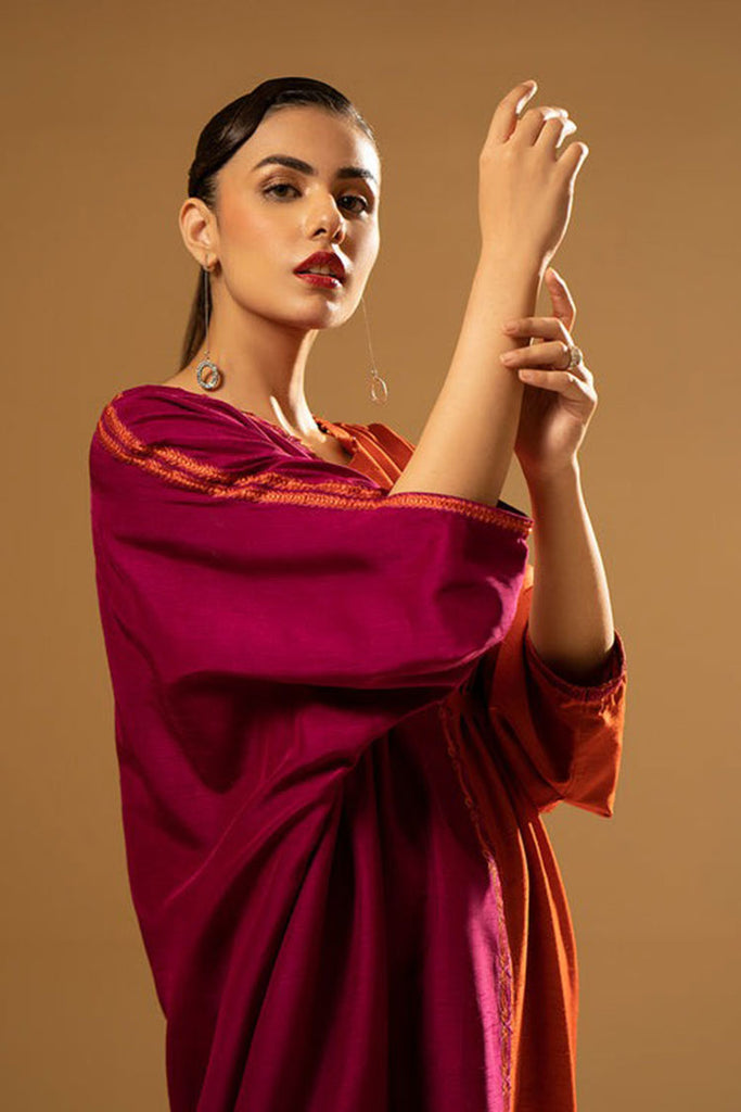 Fozia Khalid - Split-Tone Kaftan