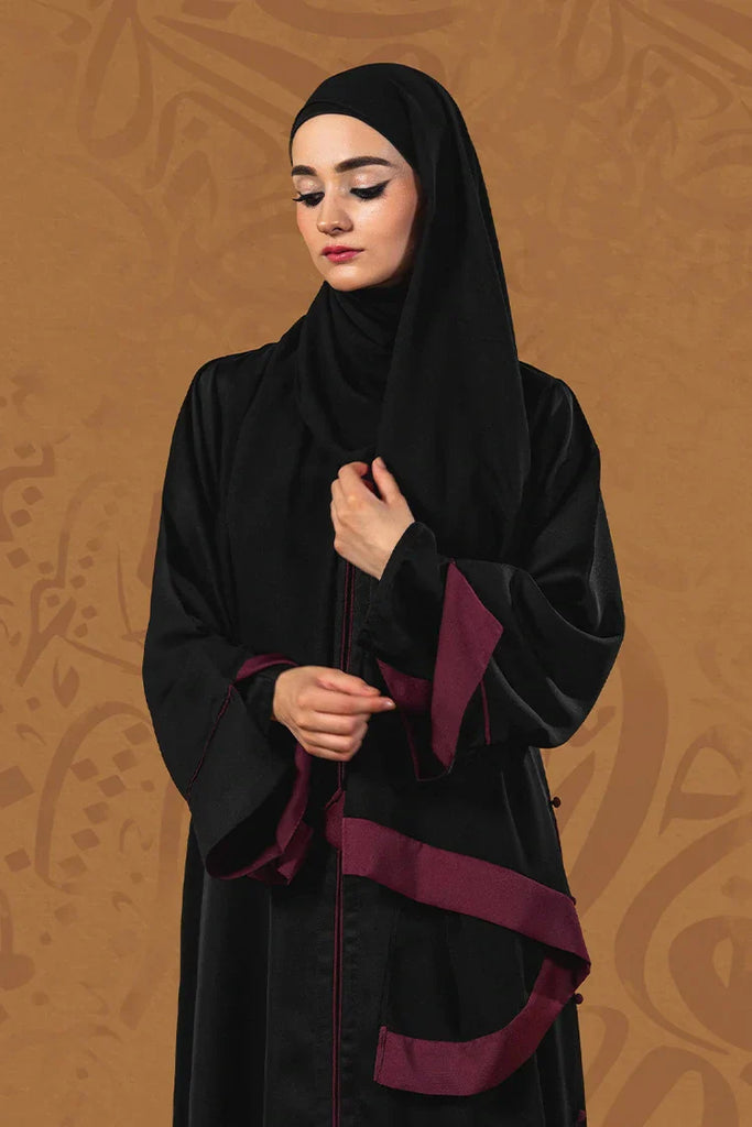 Malbus - Siyah - Abaya - Tannaz