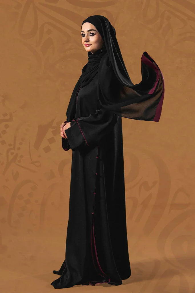 Malbus - Siyah - Abaya - Tannaz