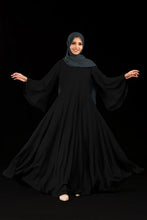 Load image into Gallery viewer, Malbus - Umbrella - Abaya - Black