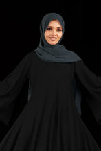 Load image into Gallery viewer, Malbus - Umbrella - Abaya - Black