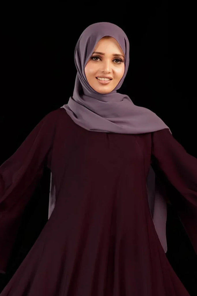 Malbus - Umbrella - Abaya - Maroon