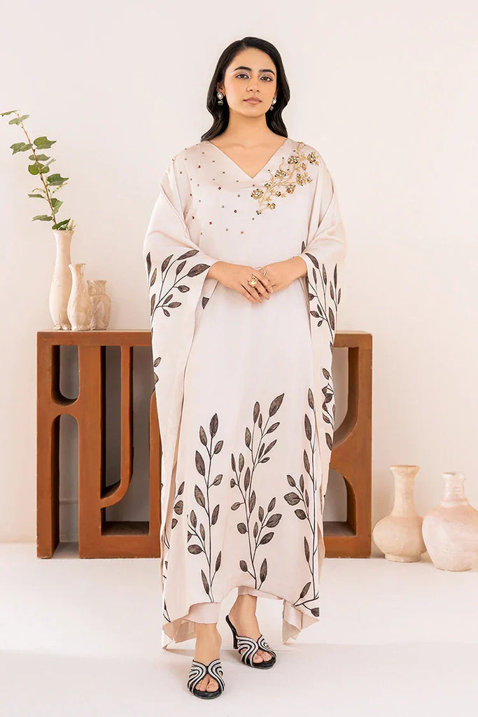 Stitch Vibes - Velora Collection - Serene Ivory Kaftan