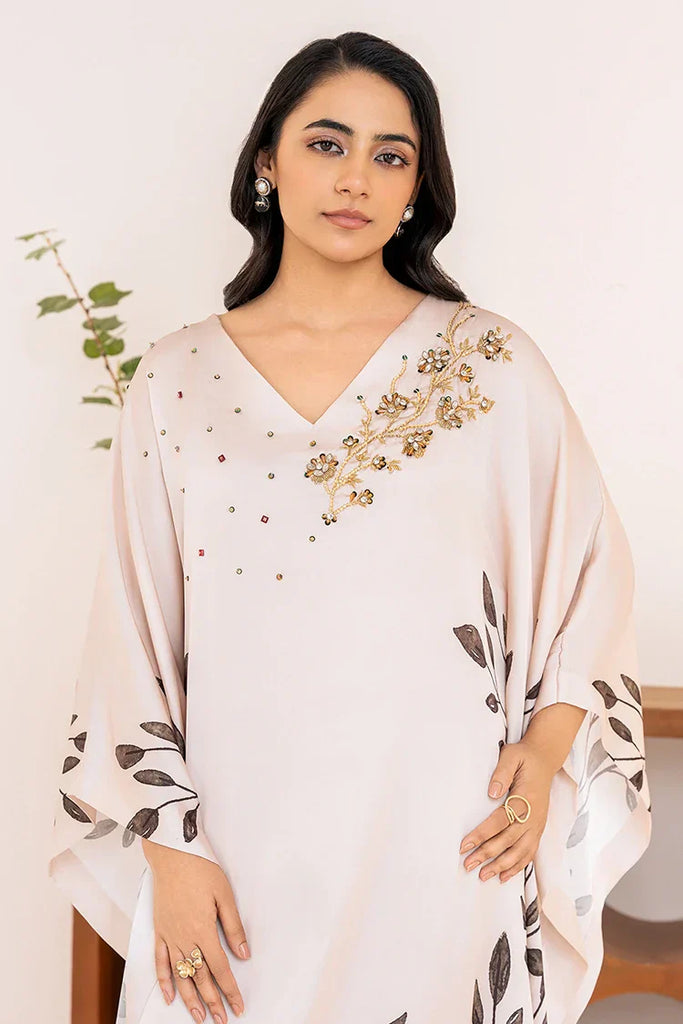 Stitch Vibes - Velora Collection - Serene Ivory Kaftan