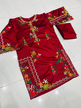 Load image into Gallery viewer, KHADI CUTWORK MEHROON 2PCS