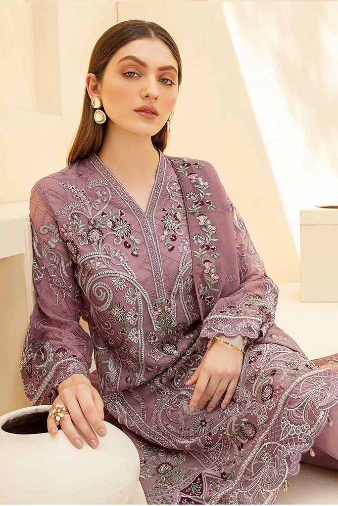 Ramsha - D 702 Rangoon Embroidered Chiffon Collection Vol 7