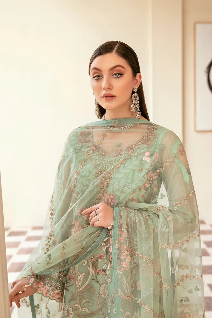 Ramsha - M 604 Minhal Embroidered Chiffon Collection Vol 6