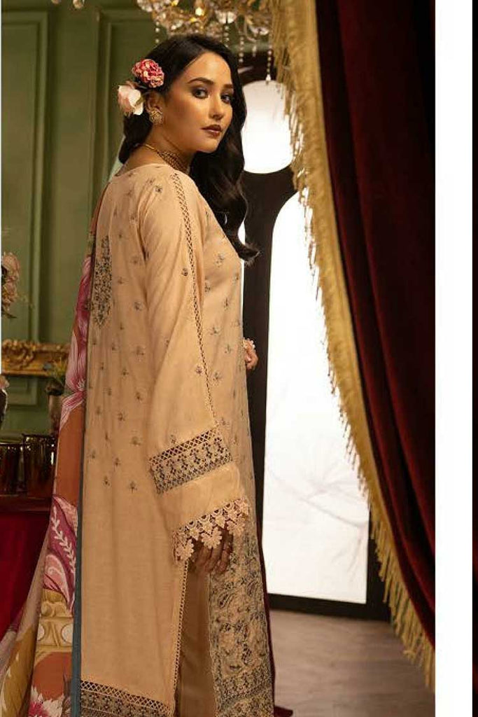 Shaista - Design 537 Exclusive Embroidered Peach Collection