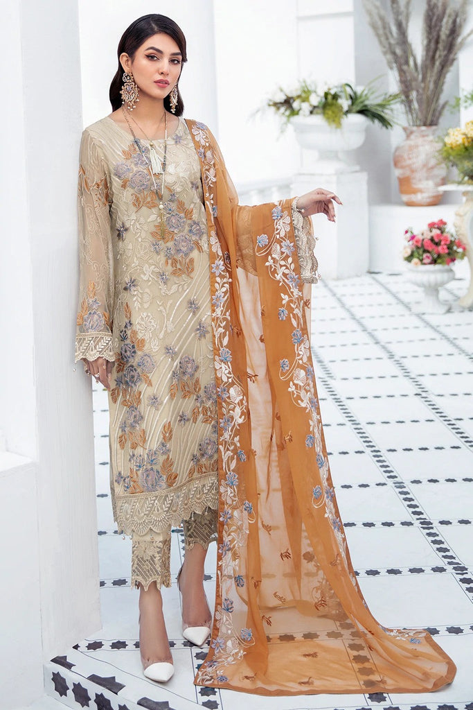 Ramsha - F 2103 Embroidered Chiffon Collection Vol 21