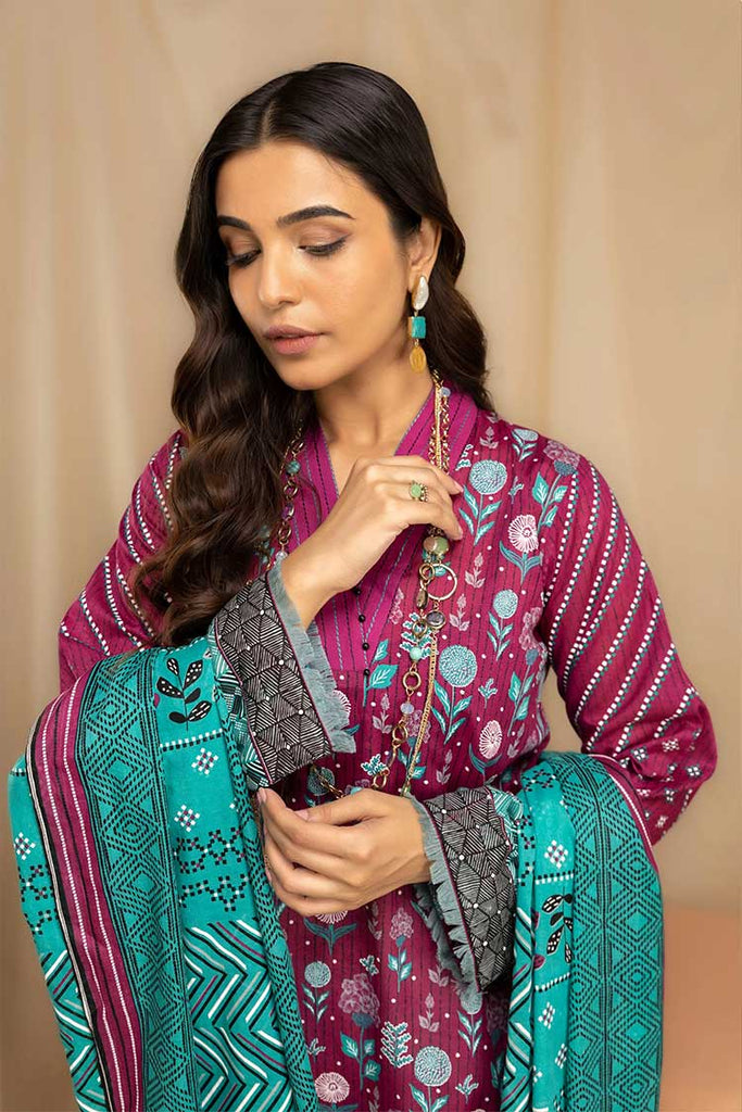 Lakhany - 3 PC Printed Lawn Suit ZH33B Komal Prints Printed Lawn Collection