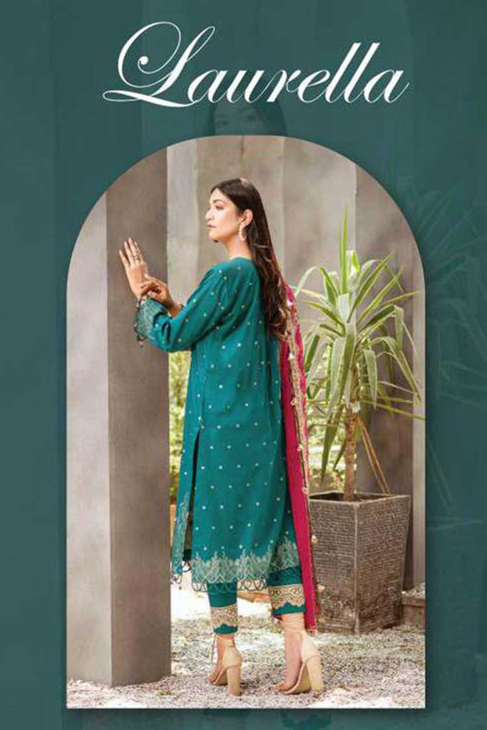 Lala - 03 Laurella Jacquard Embroidered Lawn Collection