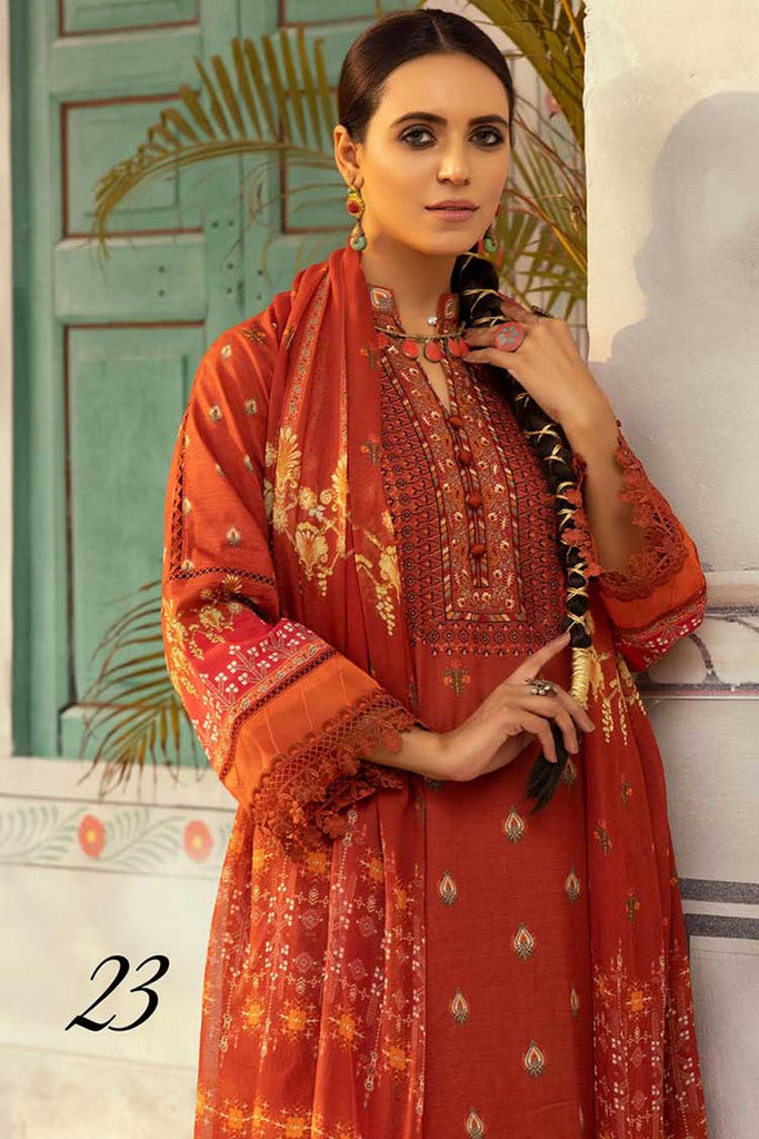 Shaista - Design 23 Mehwish Embroidered Lawn Collection