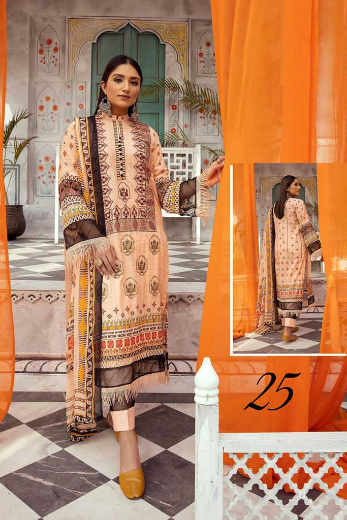 Shaista - Design 25 Mehwish Embroidered Lawn Collection