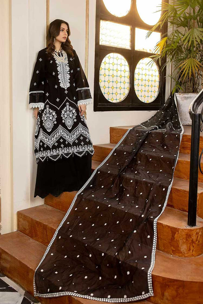 Meem - 01 Pitch Black Anaya Luxury Lawn Collection