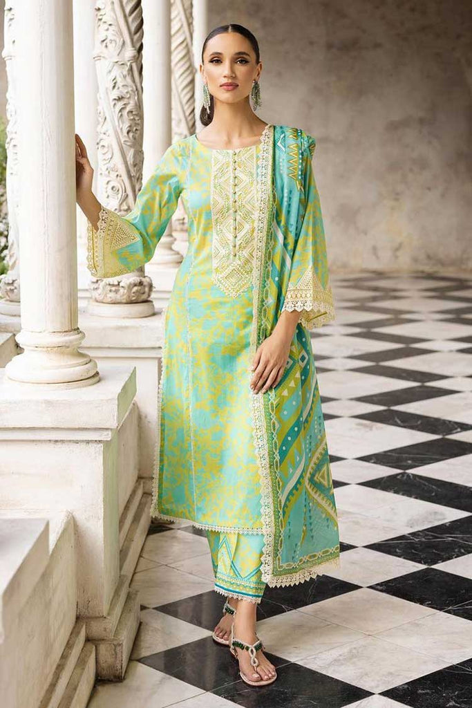 Zainab Chottani - 4B Poppy Zest Tahra Embroidered Lawn Collection