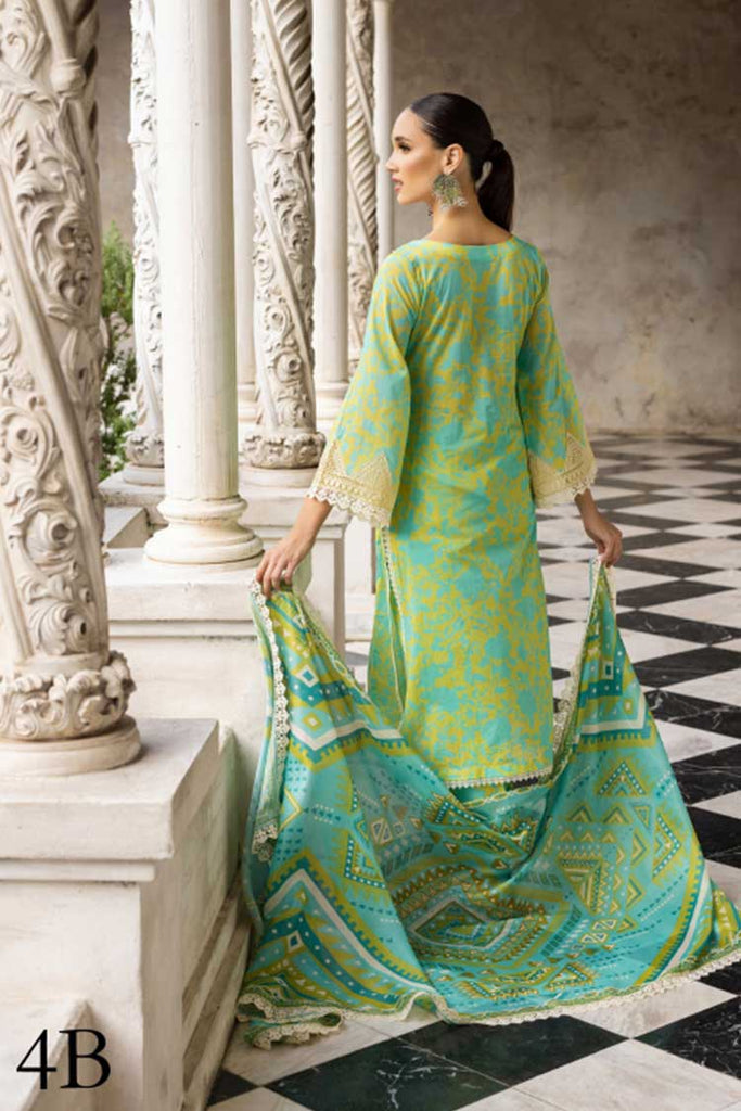 Zainab Chottani - 4B Poppy Zest Tahra Embroidered Lawn Collection