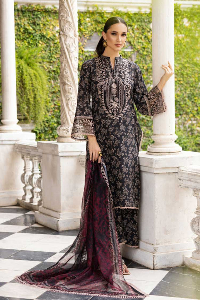 Zainab Chottani - 6A Onyx Aura Tahra Embroidered Lawn Collection