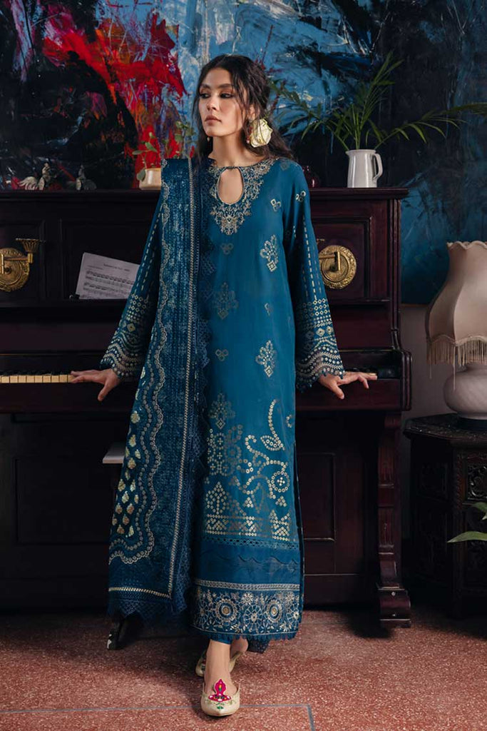 Nureh - NJ 83 Maya Embroidered Cambric Jacquard Collection