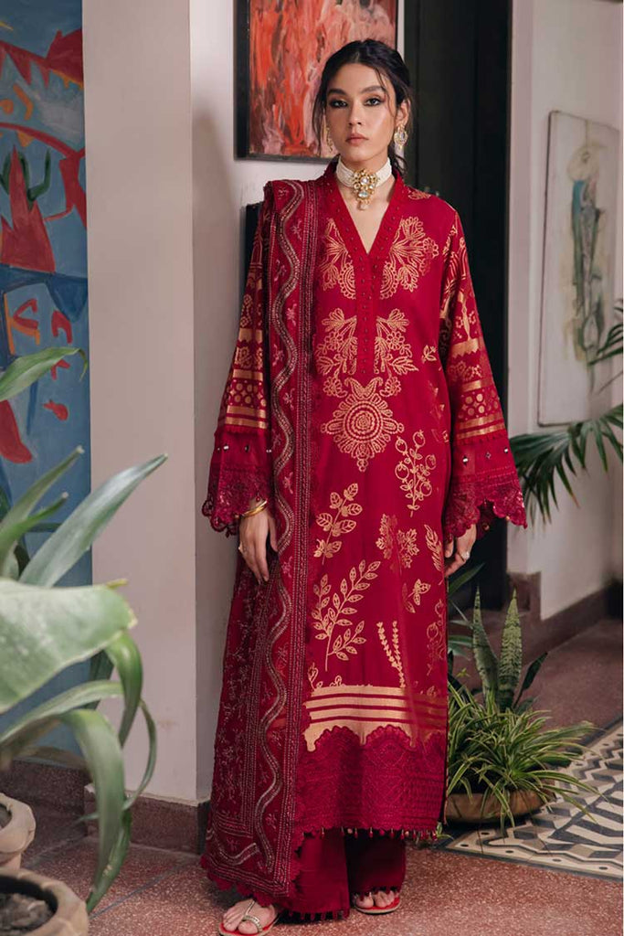 Nureh - NJ 87 Maya Embroidered Cambric Jacquard Collection