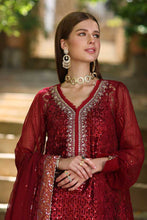 Load image into Gallery viewer, Noor by Saadia Asad - D3 Sirena Noor Chiffon Handwork Schiffli And Laserkari Collection