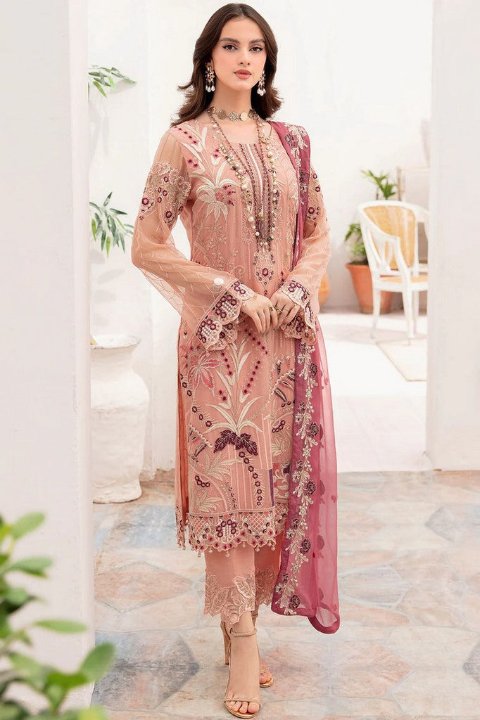 Ramsha - A 702 Chevron Chiffon Collection Vol 7