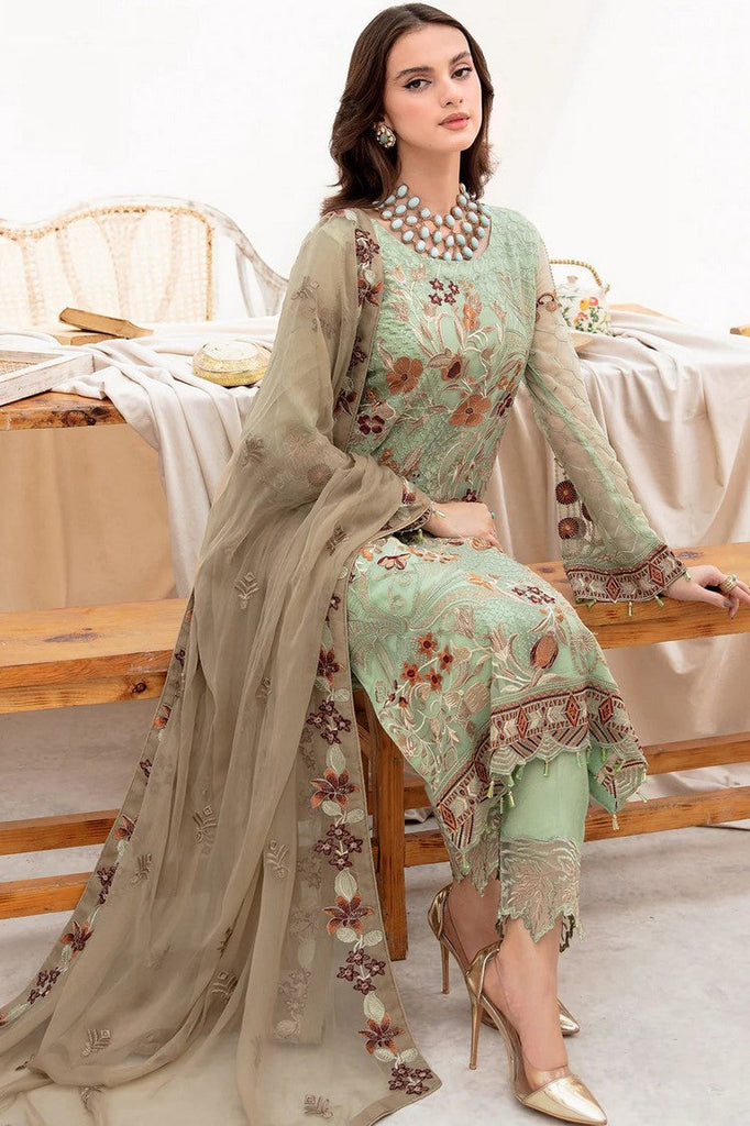 Ramsha - A 710 Chevron Chiffon Collection Vol 7