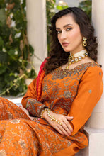 Load image into Gallery viewer, Meem - D 05 Brunt Orange Luxury Cotton Sateen Handwork Collection