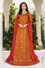 Load image into Gallery viewer, Meem - D 05 Brunt Orange Luxury Cotton Sateen Handwork Collection