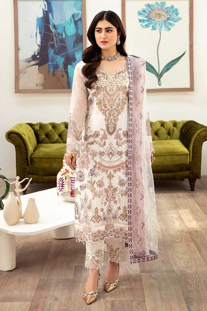 Ramsha - M 1002 Minhal Embroidered Collection Vol 10