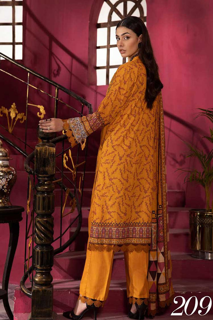 Shaista - Design 209 Aleena Embroidered Khaddar Collection