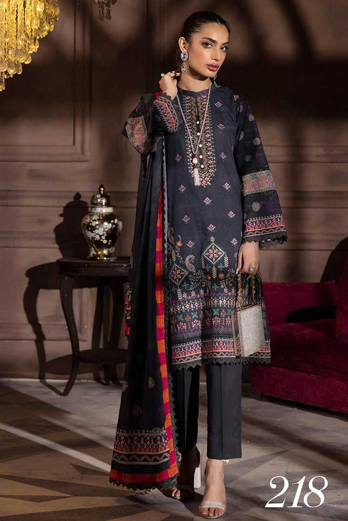 Shaista - Design 218 Aleena Embroidered Khaddar Collection