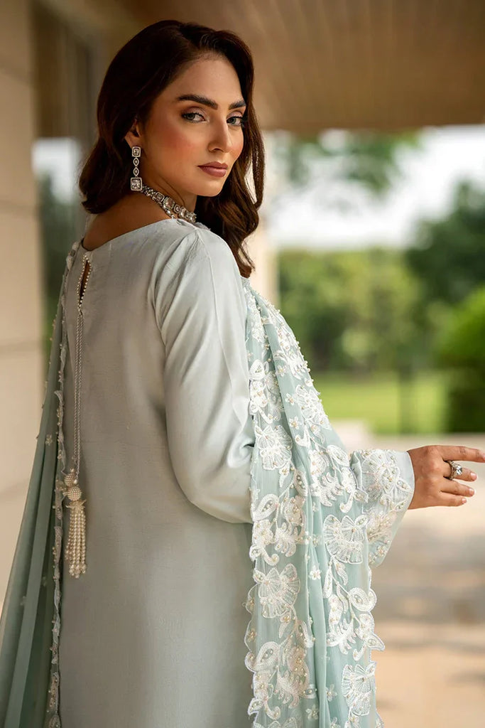 Zaib un Nisa - Luxe Pret Collection - Blizzard Blue Attire