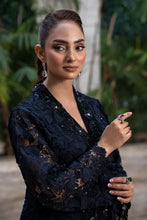 Load image into Gallery viewer, Zaib un Nisa - Luxe Pret Collection - Qureshia Black Embroidery Cut Work Shirt