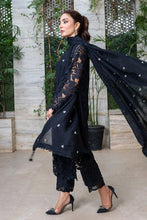 Load image into Gallery viewer, Zaib un Nisa - Luxe Pret Collection - Qureshia Black Embroidery Cut Work Shirt