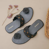 Chameli Black Slides