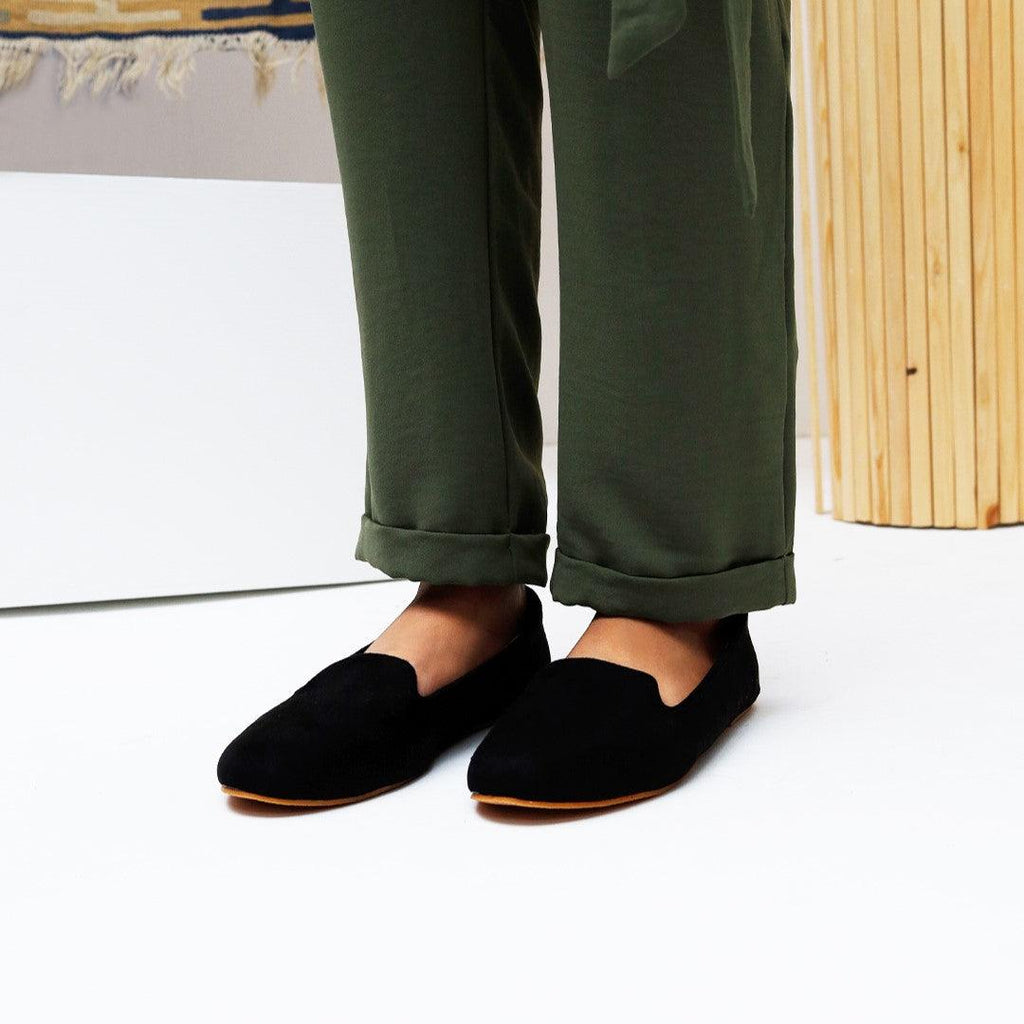 Classic Black Loafers