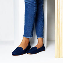 Load image into Gallery viewer, Navy Blue Loafers