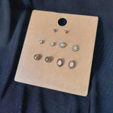 Pack of 5 - Stud Earrings Set - AGS07