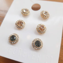 Load image into Gallery viewer, Pack of 3 - Stud Earrings Set - AGS06