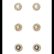 Load image into Gallery viewer, Pack of 3 - Stud Earrings Set - AGS06