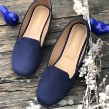 Load image into Gallery viewer, Navy Blue Loafers