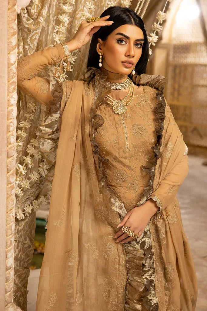 Kleren - Naqsh Unstitched Luxury Chiffon Collection - N-16