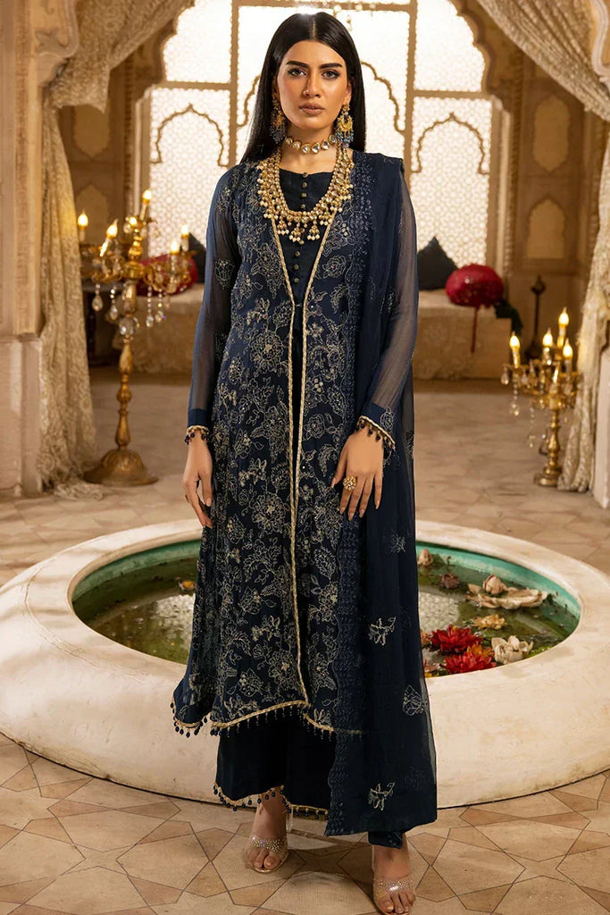 Kleren - Naqsh Unstitched Luxury Chiffon Collection - N-18