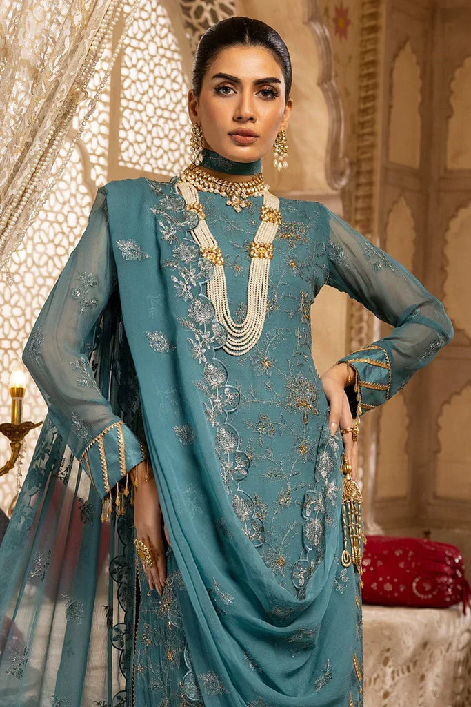 Kleren - Naqsh Unstitched Luxury Chiffon Collection - N-21