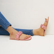 Load image into Gallery viewer, Aloha Ruffle Slides (Pink)